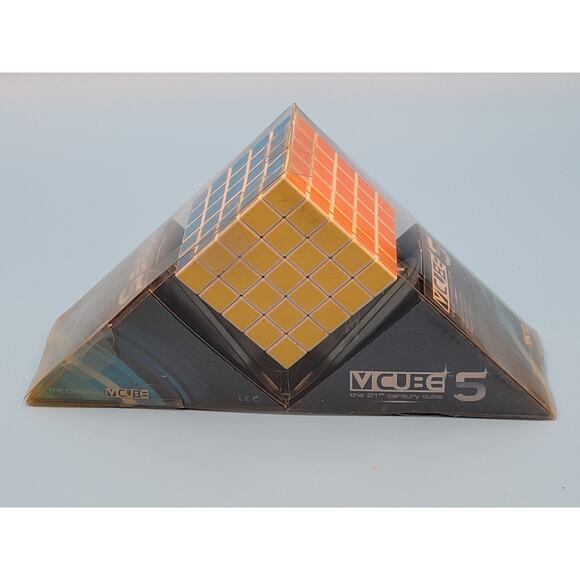 V Cube 5x5 multicolor UNOPENED Brain Teaser Puzzle Twist Solve - Picture 1 of 10